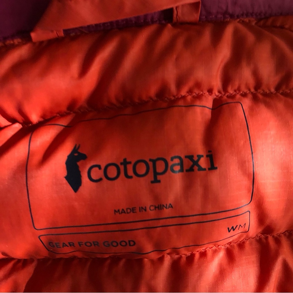 Cotopaxi Fuego Down Vest - Raspberry Medium women’s - Picture 13 of 13